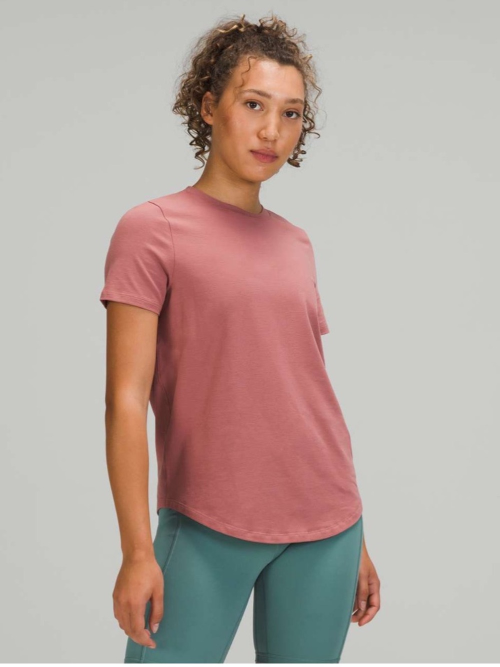 Lululemon Love Crew Short Sleeve T-Shirt *Lightweight Spiced Chai